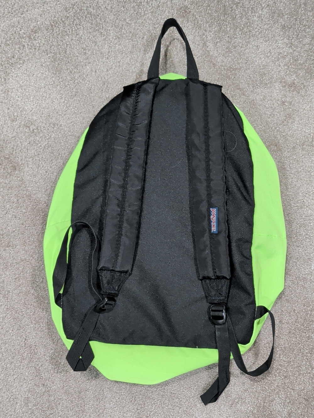 Jansport Fluorescent Yellow Backpack - Picture 4 of 4